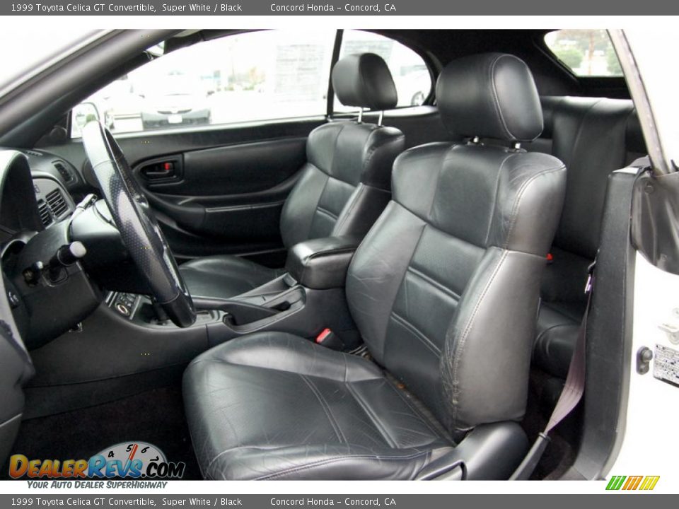 1999 Toyota Celica GT Convertible Super White / Black Photo #21