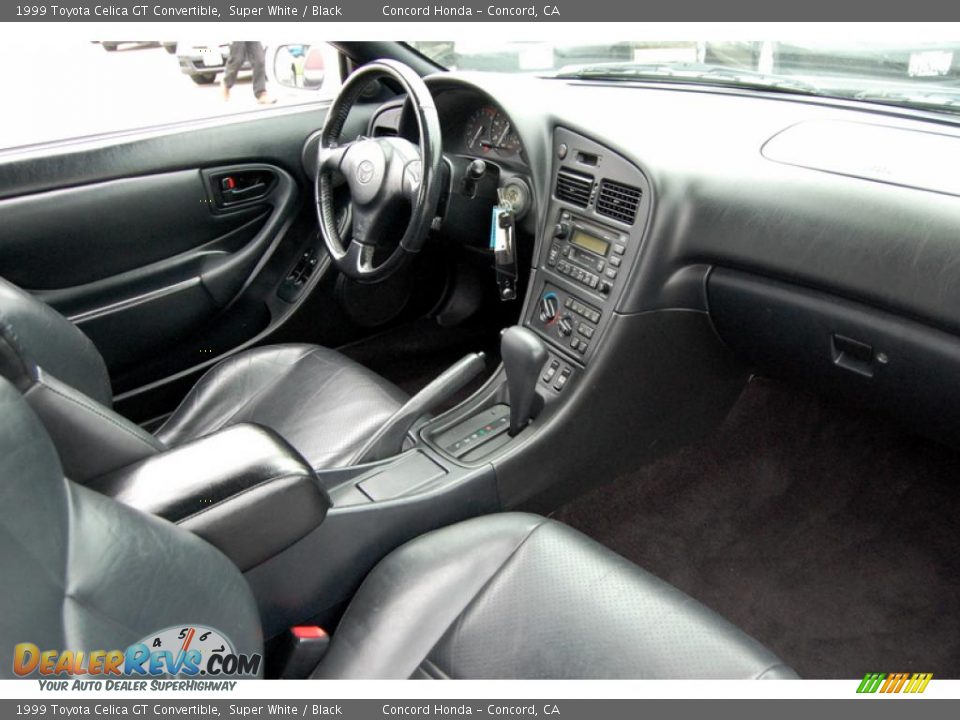 1999 Toyota Celica GT Convertible Super White / Black Photo #22