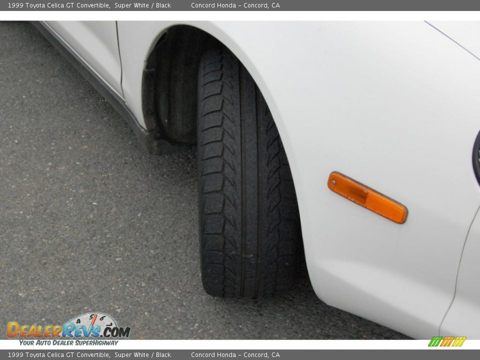 1999 Toyota Celica GT Convertible Super White / Black Photo #24