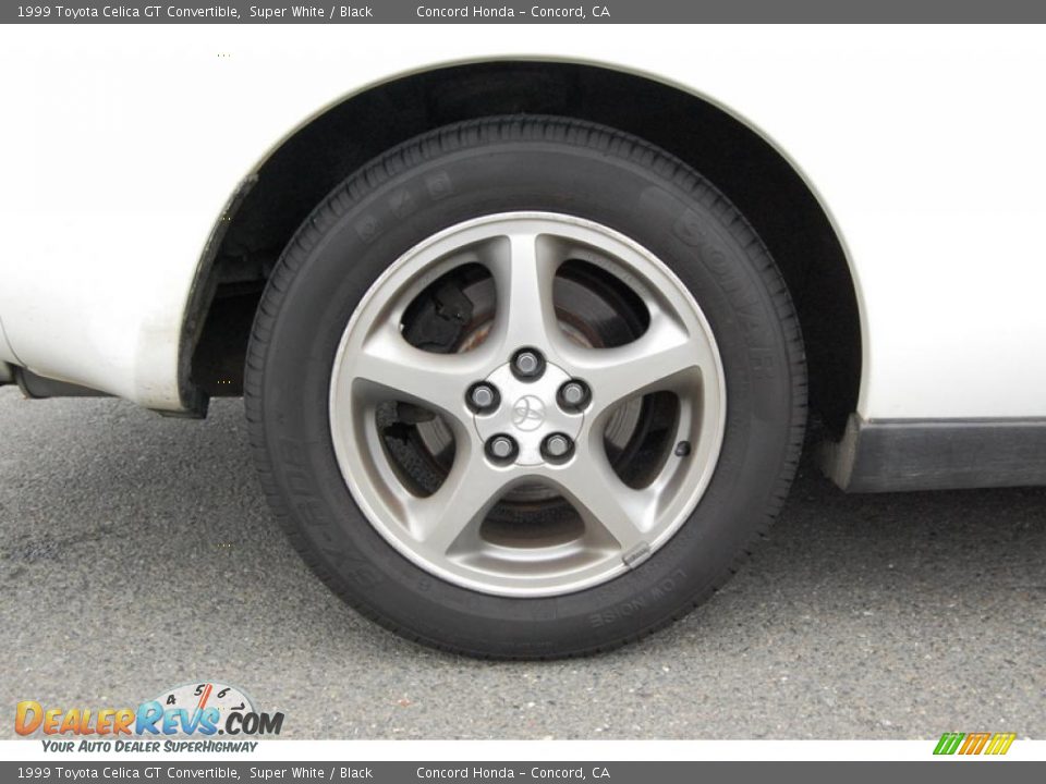 1999 Toyota Celica GT Convertible Super White / Black Photo #25