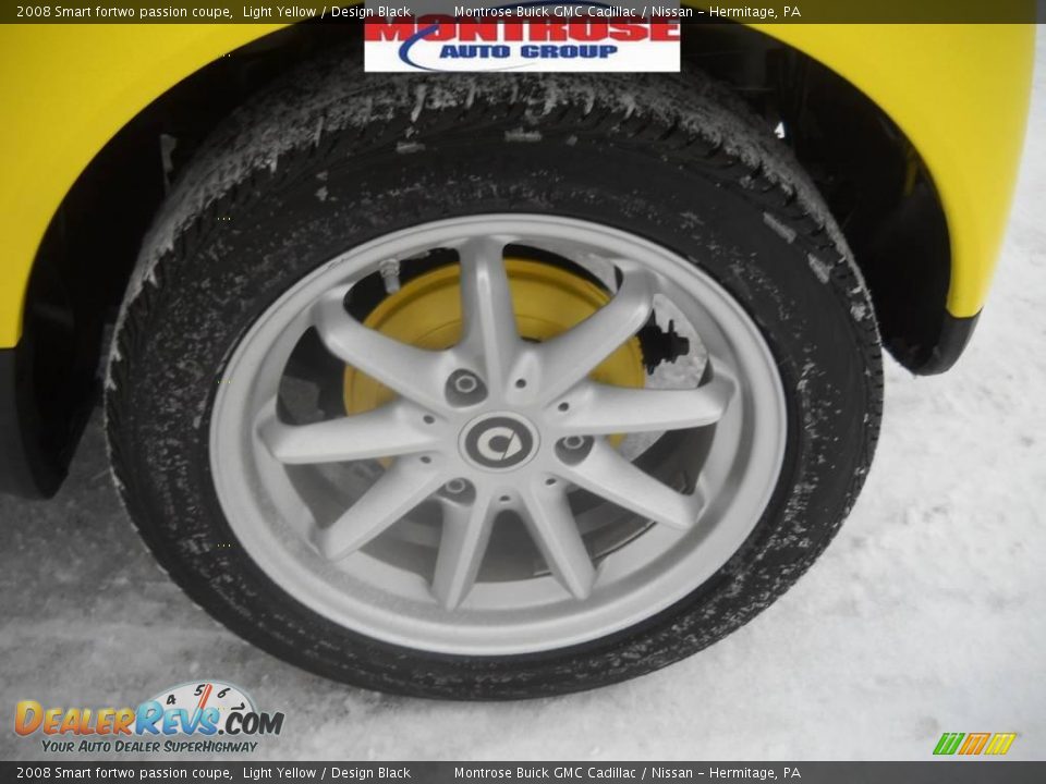 2008 Smart fortwo passion coupe Light Yellow / Design Black Photo #14