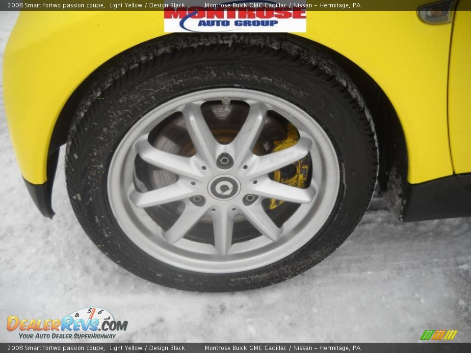 2008 Smart fortwo passion coupe Light Yellow / Design Black Photo #17