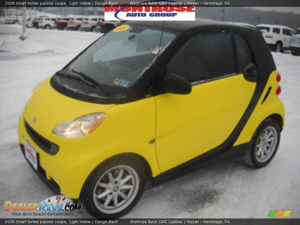 2008 Smart fortwo passion coupe Light Yellow / Design Black Photo #18
