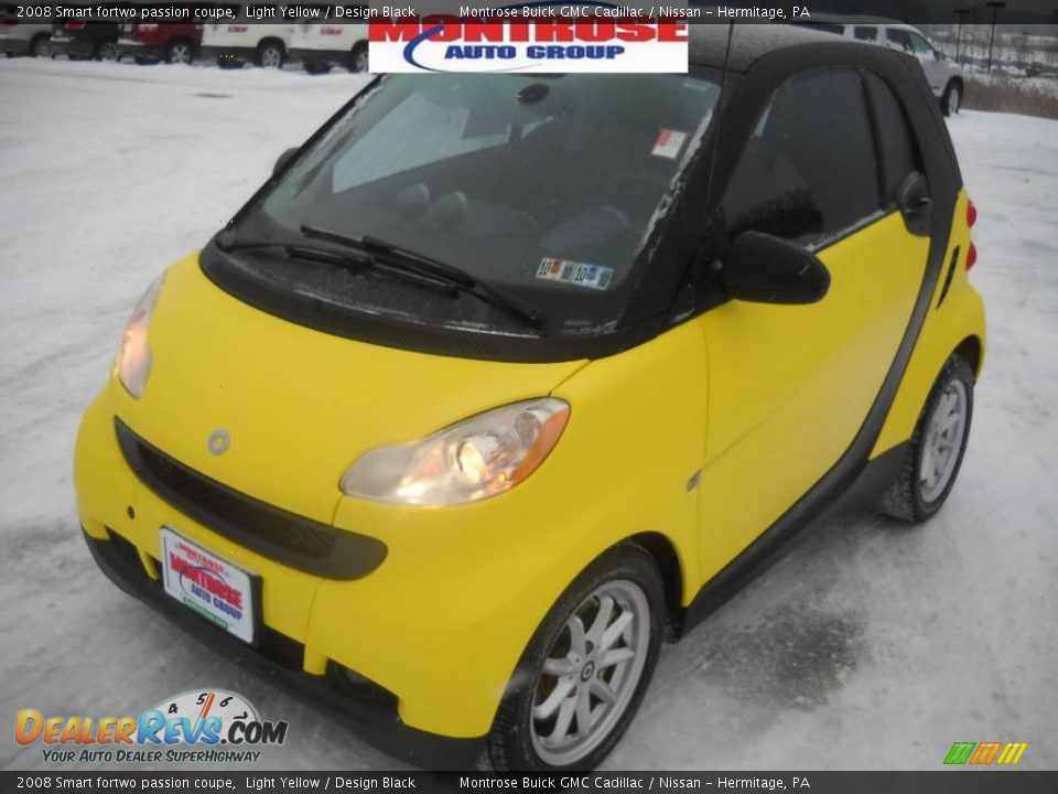 2008 Smart fortwo passion coupe Light Yellow / Design Black Photo #19