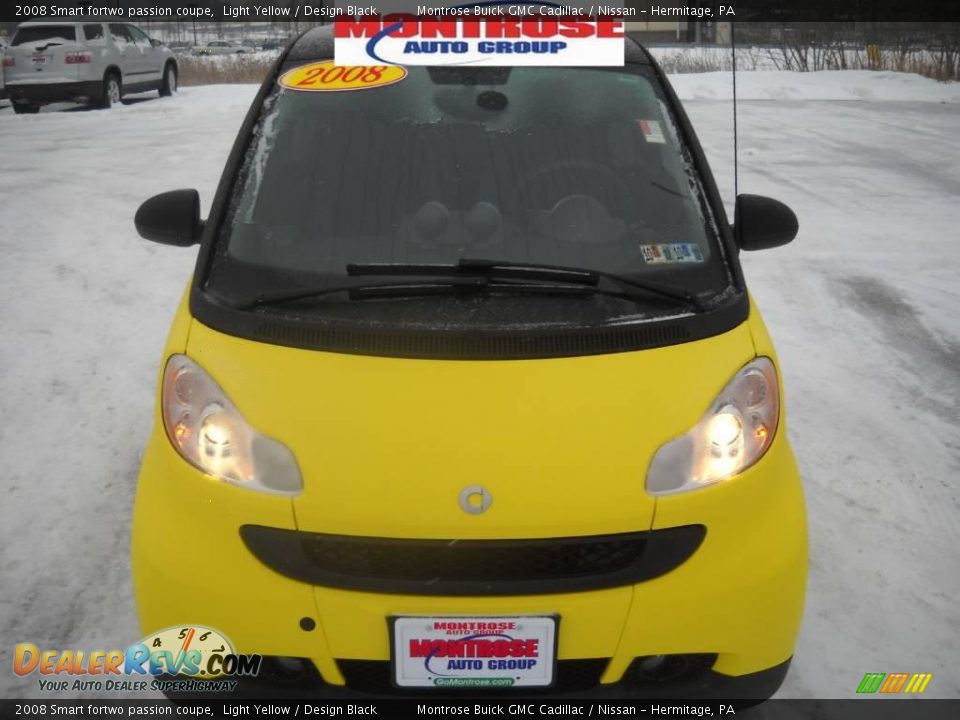 2008 Smart fortwo passion coupe Light Yellow / Design Black Photo #20