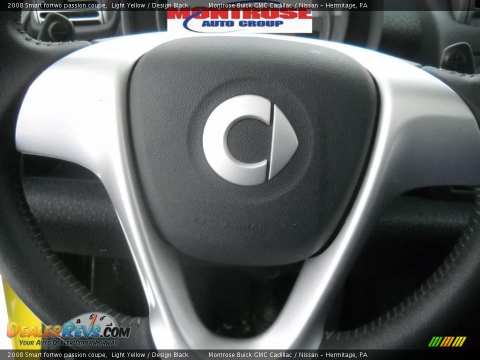 2008 Smart fortwo passion coupe Light Yellow / Design Black Photo #29