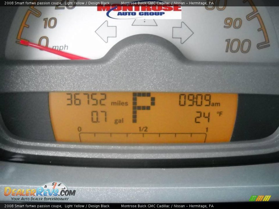 2008 Smart fortwo passion coupe Light Yellow / Design Black Photo #30