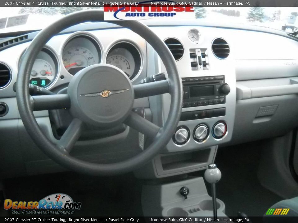 2007 Chrysler PT Cruiser Touring Bright Silver Metallic / Pastel Slate Gray Photo #13