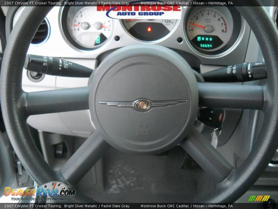 2007 Chrysler PT Cruiser Touring Bright Silver Metallic / Pastel Slate Gray Photo #29