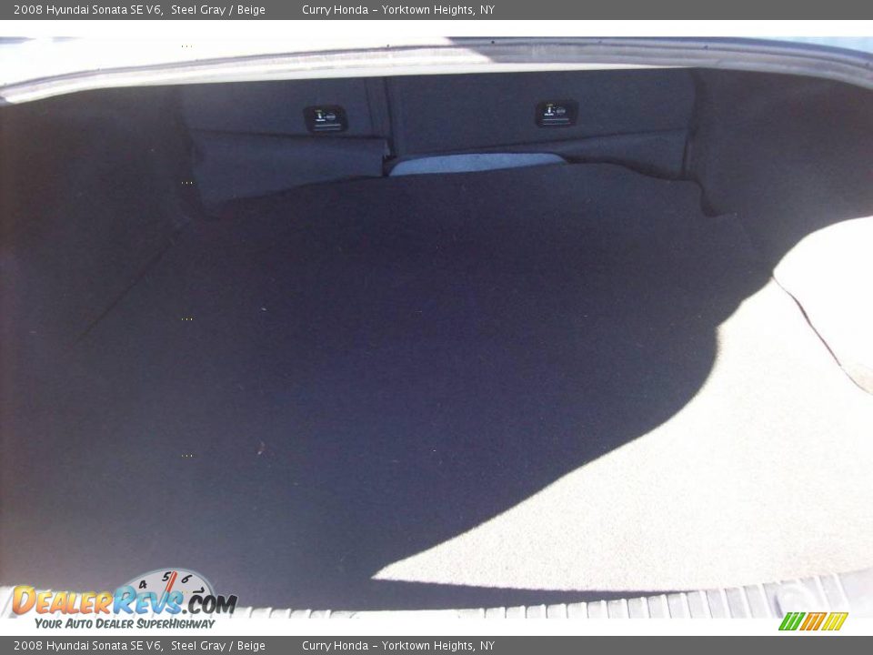 2008 Hyundai Sonata SE V6 Steel Gray / Beige Photo #7