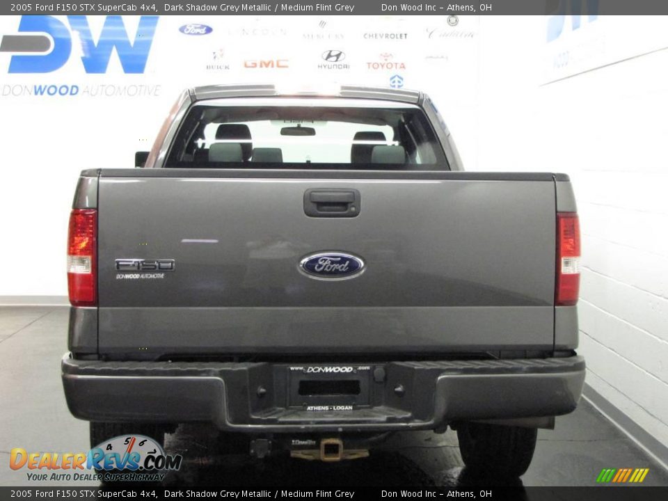 2005 Ford F150 STX SuperCab 4x4 Dark Shadow Grey Metallic / Medium Flint Grey Photo #7