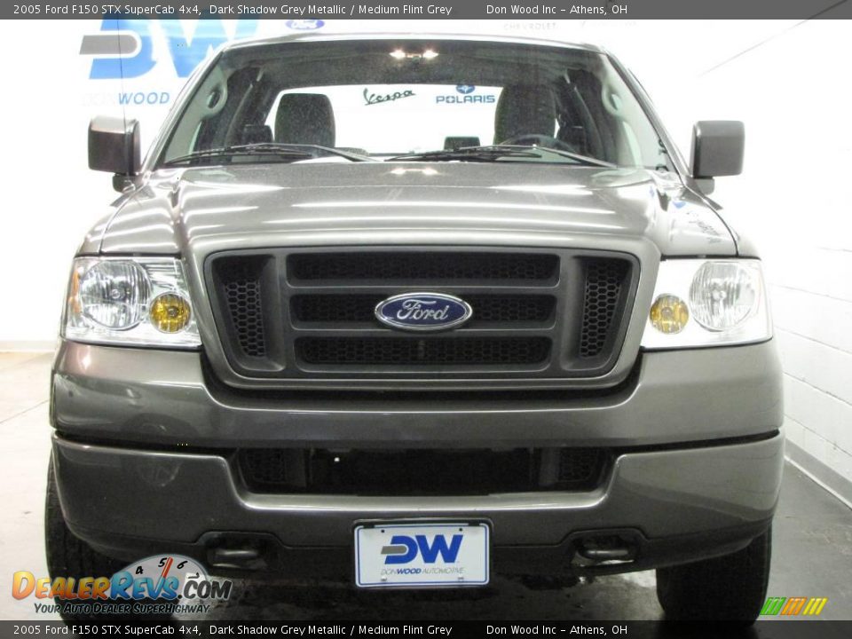 2005 Ford F150 STX SuperCab 4x4 Dark Shadow Grey Metallic / Medium Flint Grey Photo #8