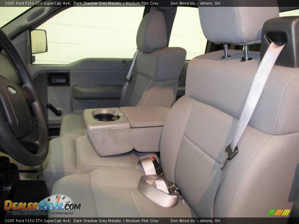 2005 Ford F150 STX SuperCab 4x4 Dark Shadow Grey Metallic / Medium Flint Grey Photo #11