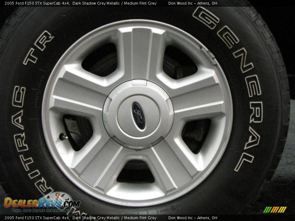2005 Ford F150 STX SuperCab 4x4 Dark Shadow Grey Metallic / Medium Flint Grey Photo #22