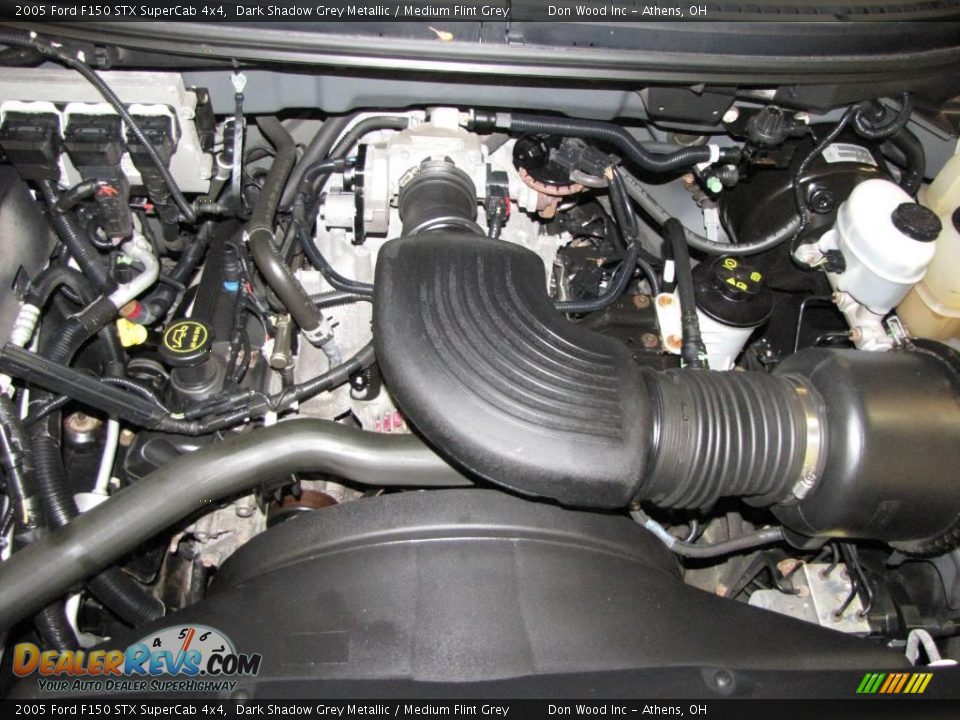 2005 Ford F150 STX SuperCab 4x4 Dark Shadow Grey Metallic / Medium Flint Grey Photo #24