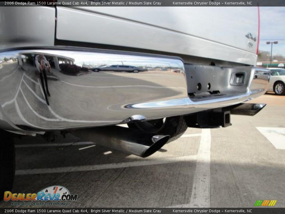 2006 Dodge Ram 1500 Laramie Quad Cab 4x4 Bright Silver Metallic / Medium Slate Gray Photo #11