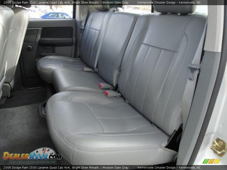 2006 Dodge Ram 1500 Laramie Quad Cab 4x4 Bright Silver Metallic / Medium Slate Gray Photo #19
