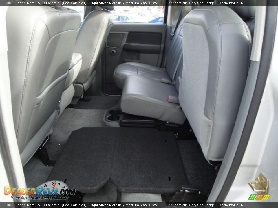 2006 Dodge Ram 1500 Laramie Quad Cab 4x4 Bright Silver Metallic / Medium Slate Gray Photo #20