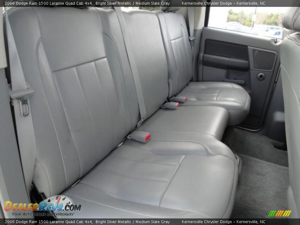 2006 Dodge Ram 1500 Laramie Quad Cab 4x4 Bright Silver Metallic / Medium Slate Gray Photo #21