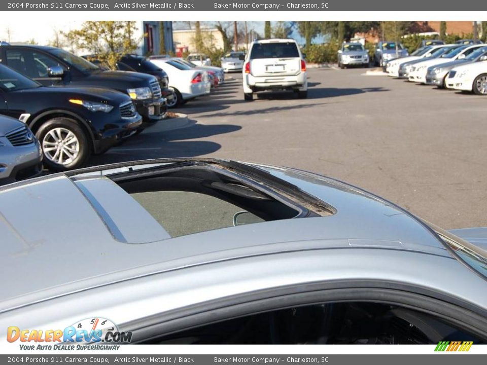 2004 Porsche 911 Carrera Coupe Arctic Silver Metallic / Black Photo #13