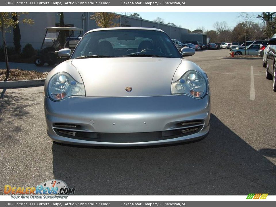 2004 Porsche 911 Carrera Coupe Arctic Silver Metallic / Black Photo #16