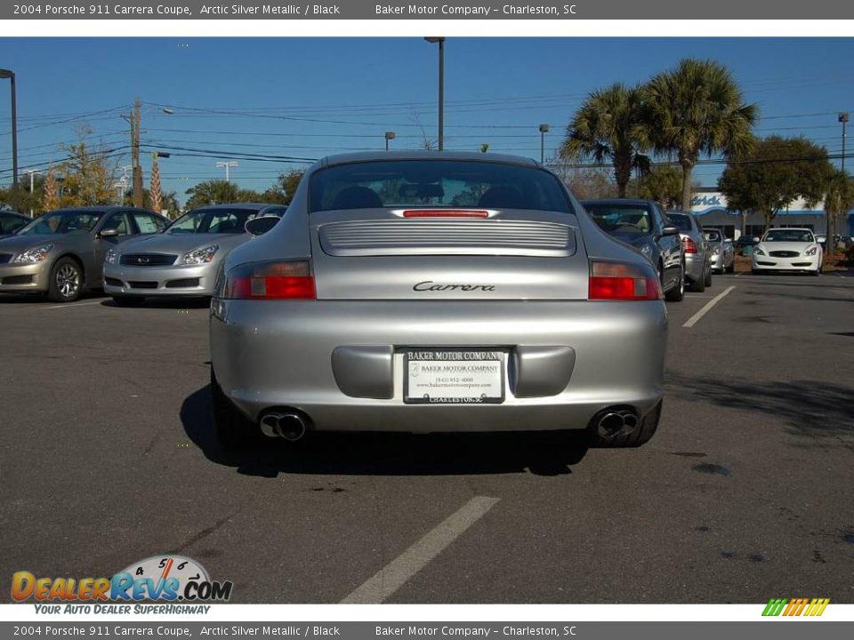 2004 Porsche 911 Carrera Coupe Arctic Silver Metallic / Black Photo #19