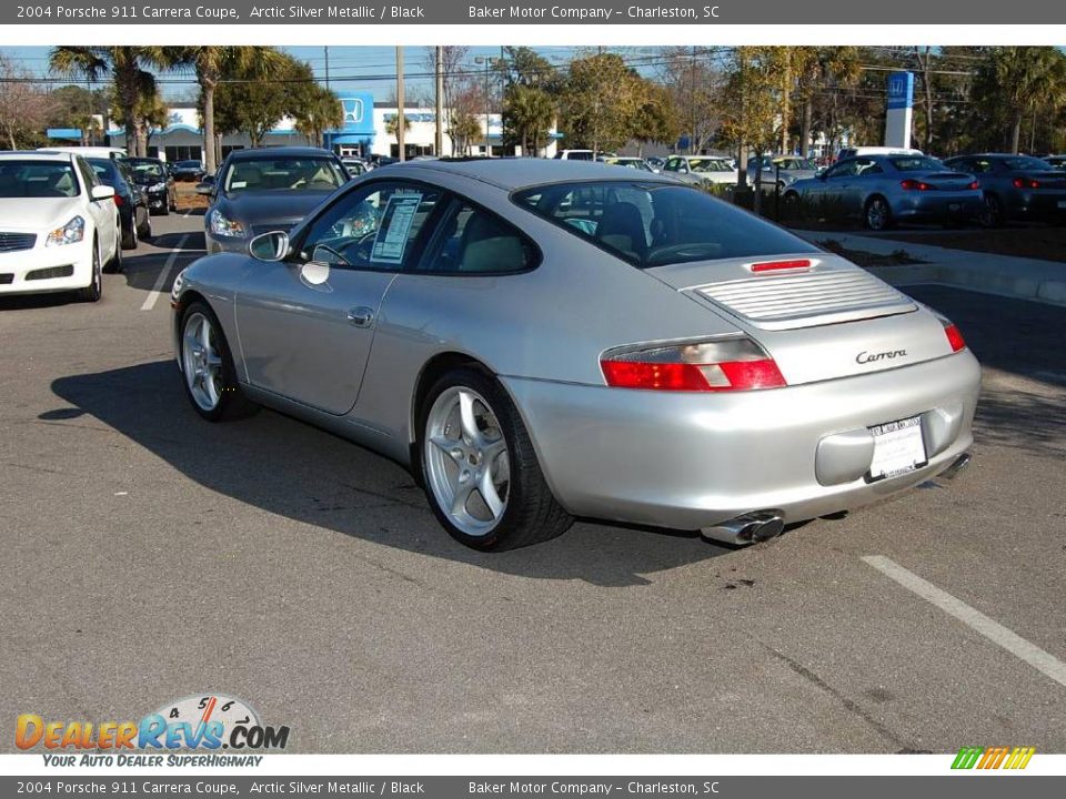 2004 Porsche 911 Carrera Coupe Arctic Silver Metallic / Black Photo #20