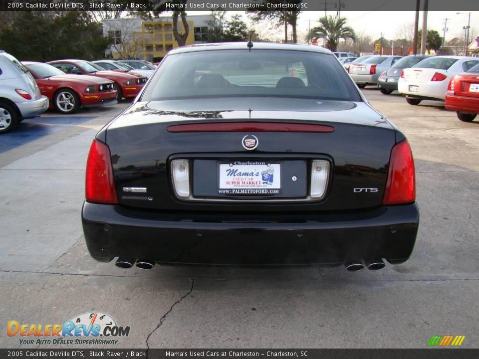 2005 Cadillac DeVille DTS Black Raven / Black Photo #7