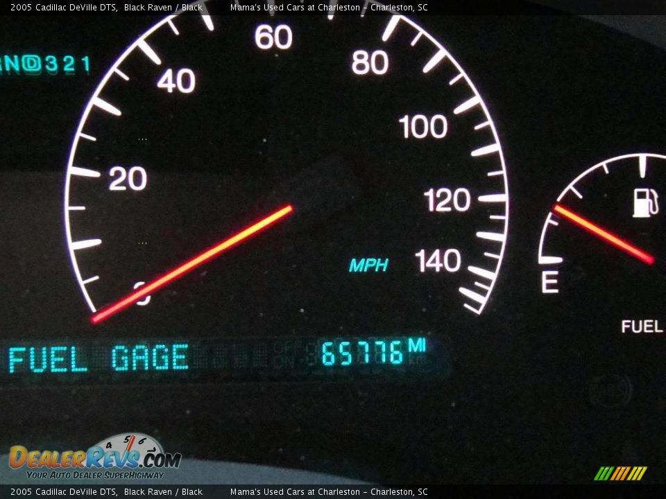 2005 Cadillac DeVille DTS Black Raven / Black Photo #26