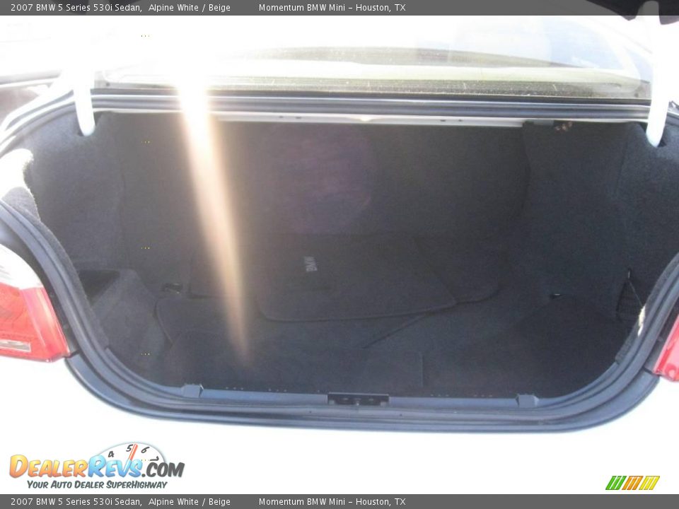 2007 BMW 5 Series 530i Sedan Alpine White / Beige Photo #11