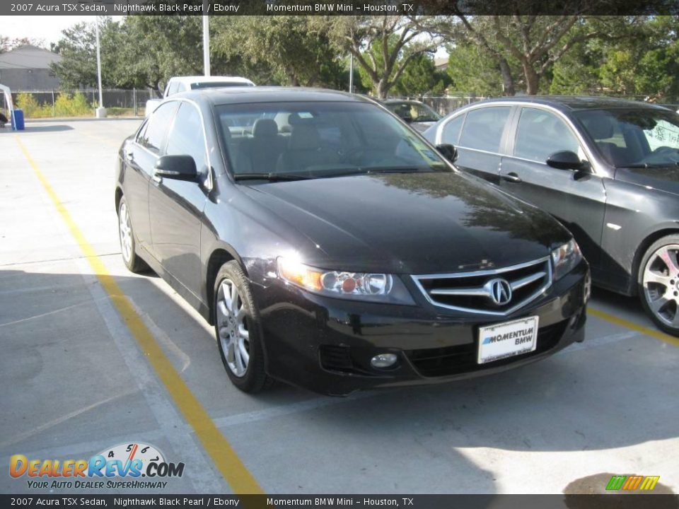 2007 Acura TSX Sedan Nighthawk Black Pearl / Ebony Photo #4