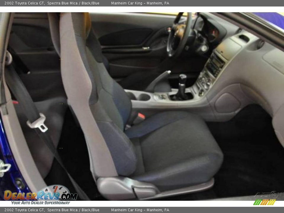 2002 Toyota Celica GT Spectra Blue Mica / Black/Blue Photo #8