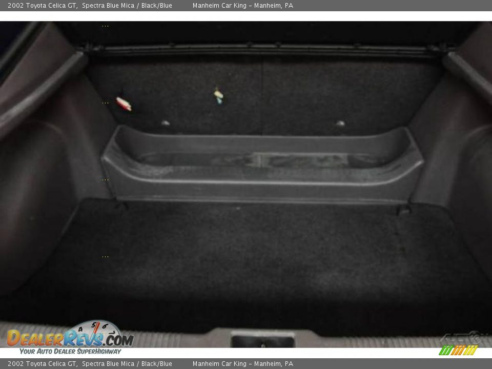 2002 Toyota Celica GT Spectra Blue Mica / Black/Blue Photo #14