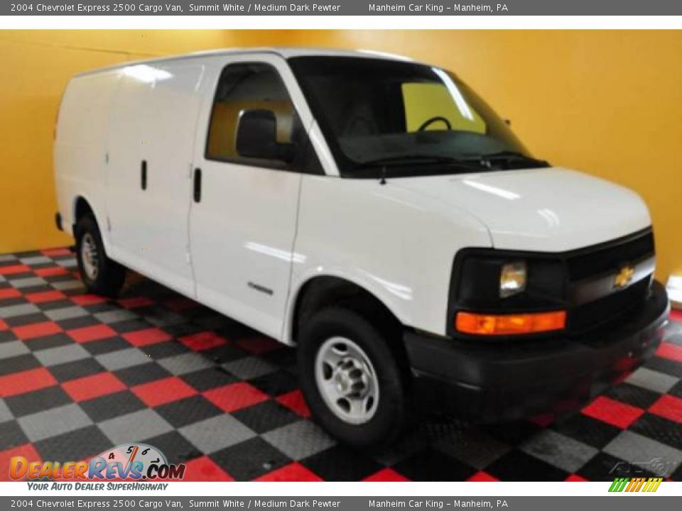 2004 Chevrolet Express 2500 Cargo Van Summit White / Medium Dark Pewter Photo #1