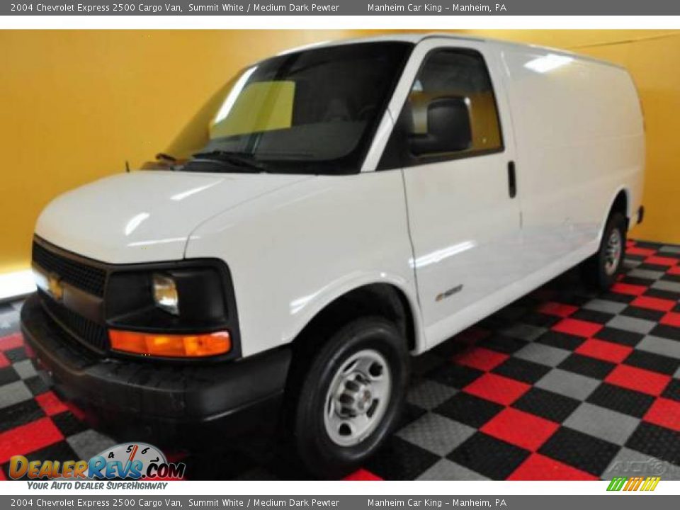 2004 Chevrolet Express 2500 Cargo Van Summit White / Medium Dark Pewter Photo #3