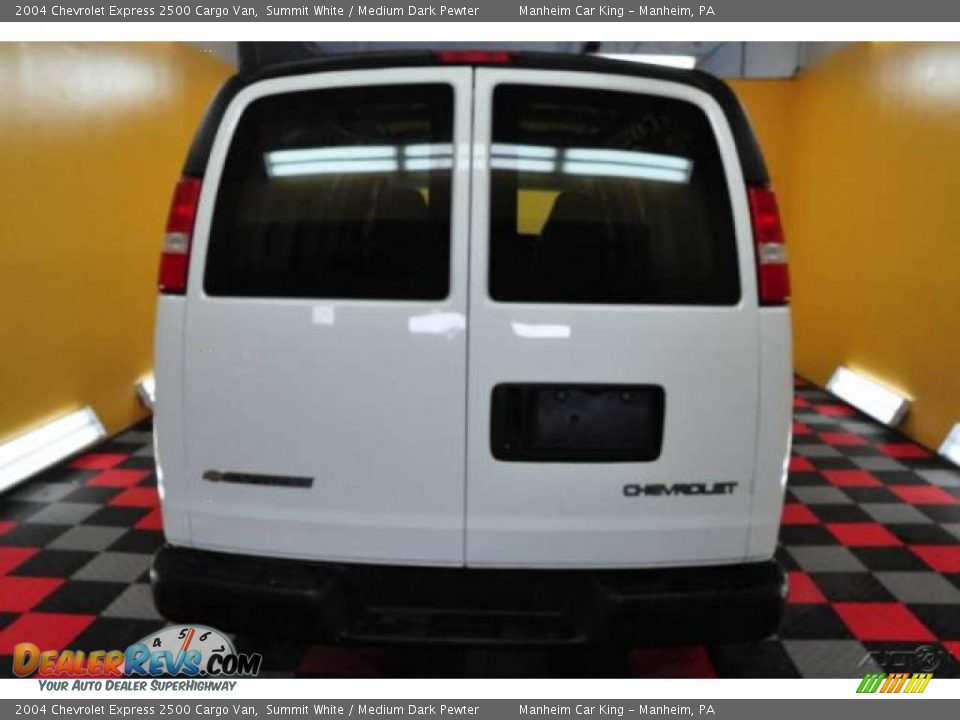 2004 Chevrolet Express 2500 Cargo Van Summit White / Medium Dark Pewter Photo #5
