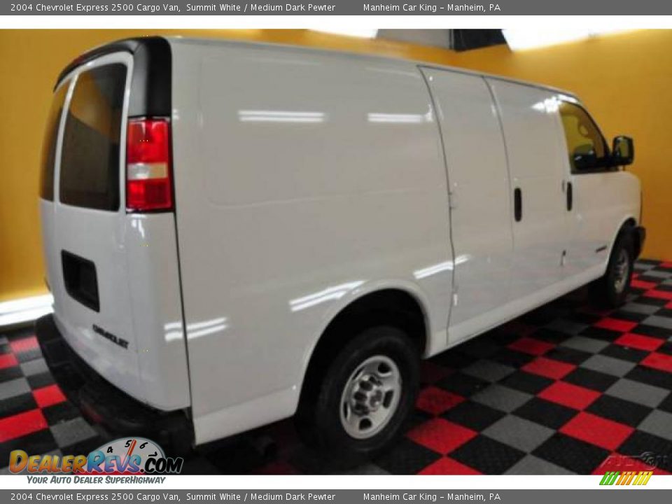 2004 Chevrolet Express 2500 Cargo Van Summit White / Medium Dark Pewter Photo #6