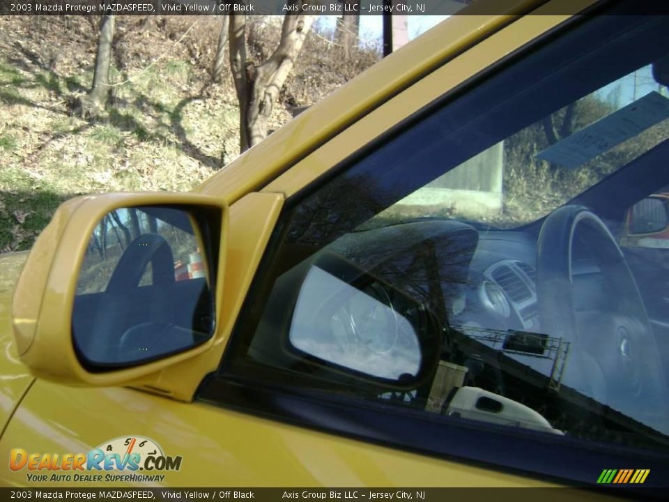 2003 Mazda Protege MAZDASPEED Vivid Yellow / Off Black Photo #13