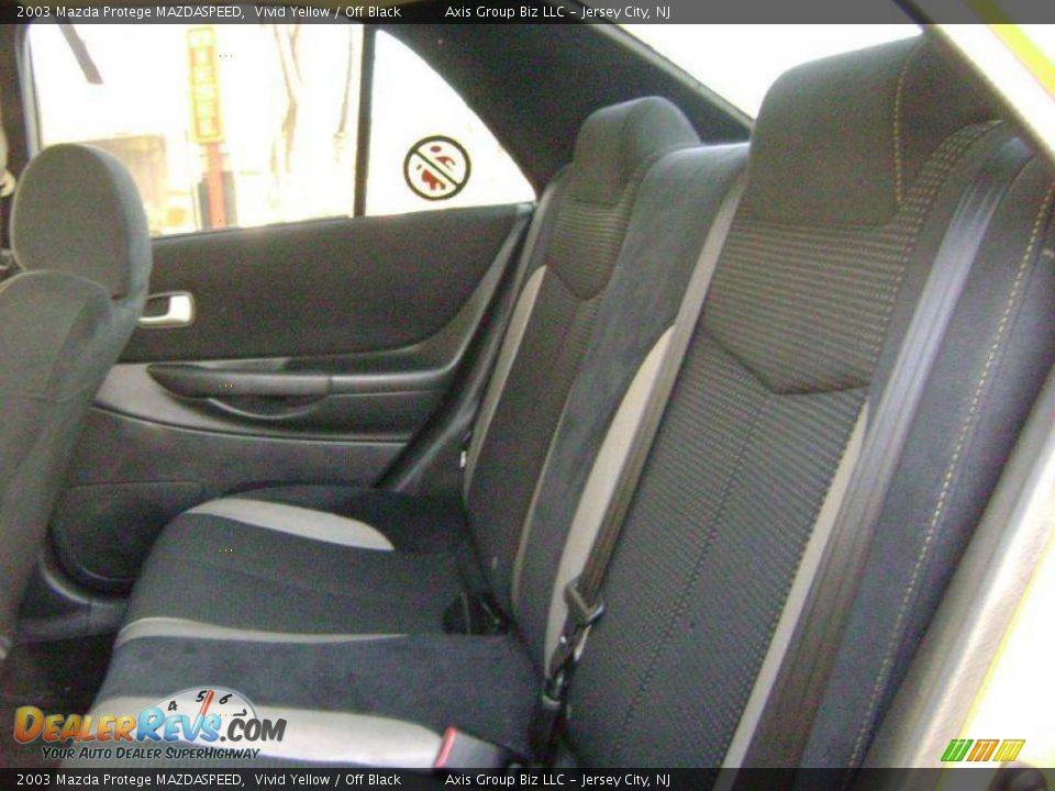 2003 Mazda Protege MAZDASPEED Vivid Yellow / Off Black Photo #14