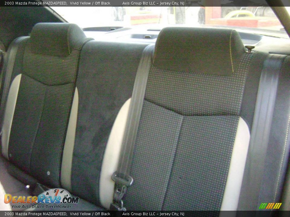 2003 Mazda Protege MAZDASPEED Vivid Yellow / Off Black Photo #15