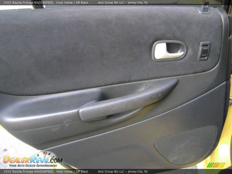 2003 Mazda Protege MAZDASPEED Vivid Yellow / Off Black Photo #16
