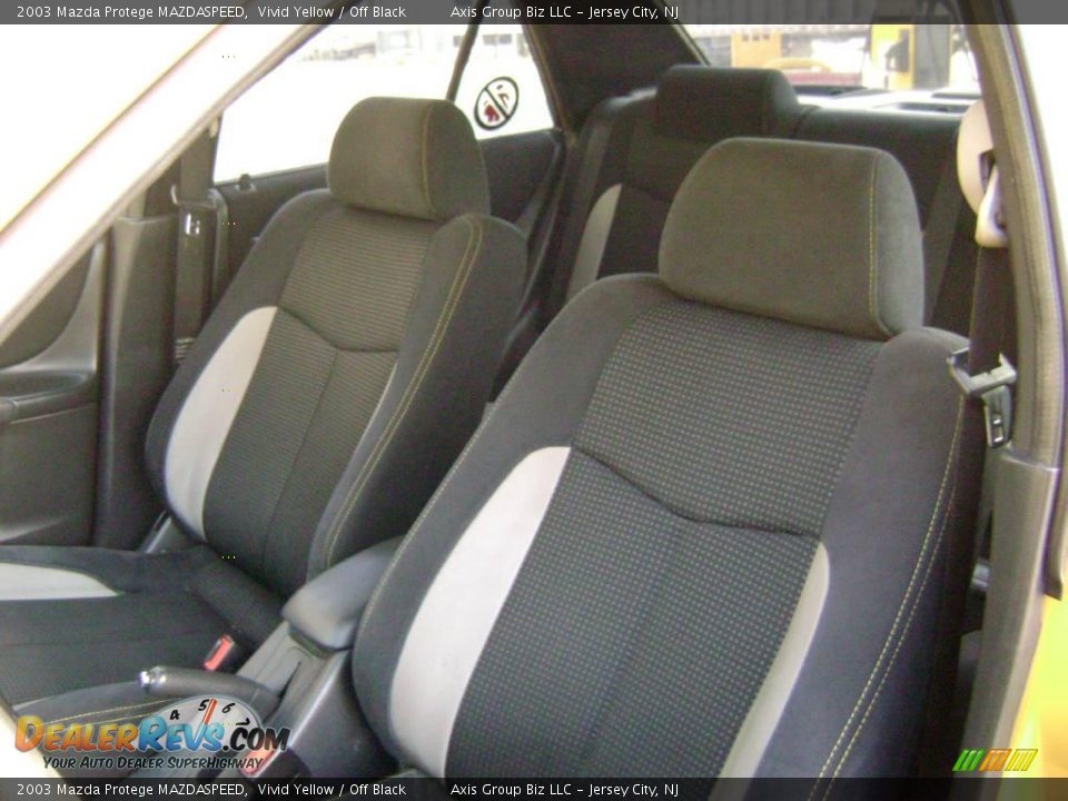 2003 Mazda Protege MAZDASPEED Vivid Yellow / Off Black Photo #20