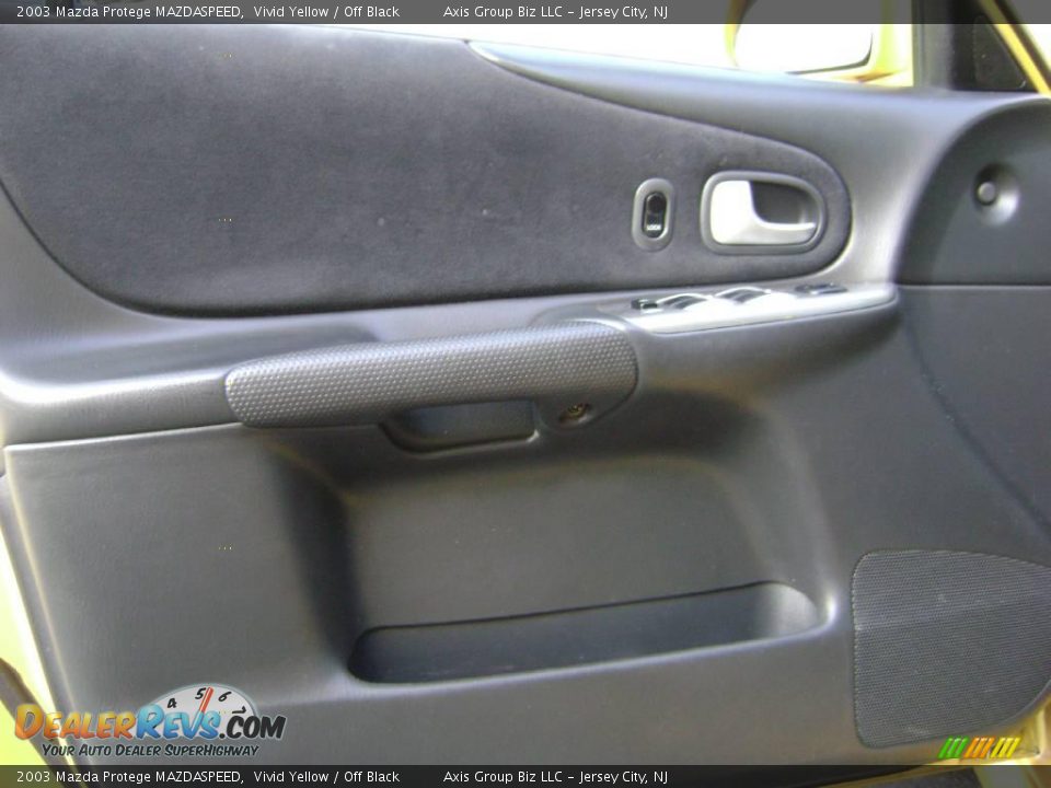 2003 Mazda Protege MAZDASPEED Vivid Yellow / Off Black Photo #21