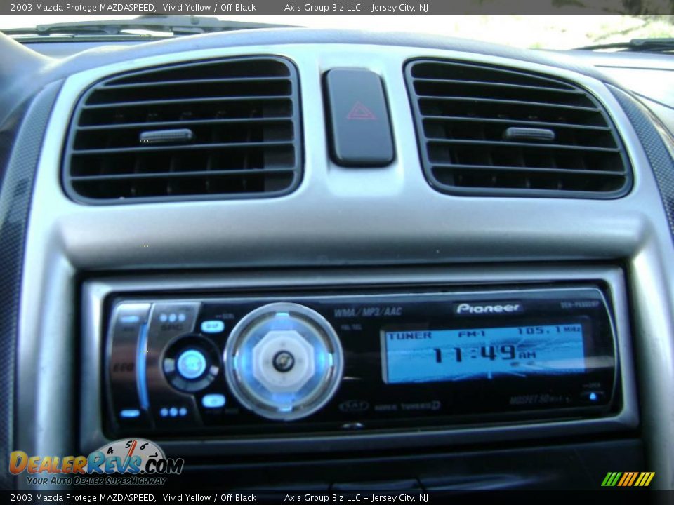 2003 Mazda Protege MAZDASPEED Vivid Yellow / Off Black Photo #23