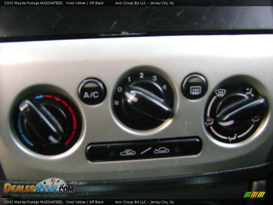 2003 Mazda Protege MAZDASPEED Vivid Yellow / Off Black Photo #24