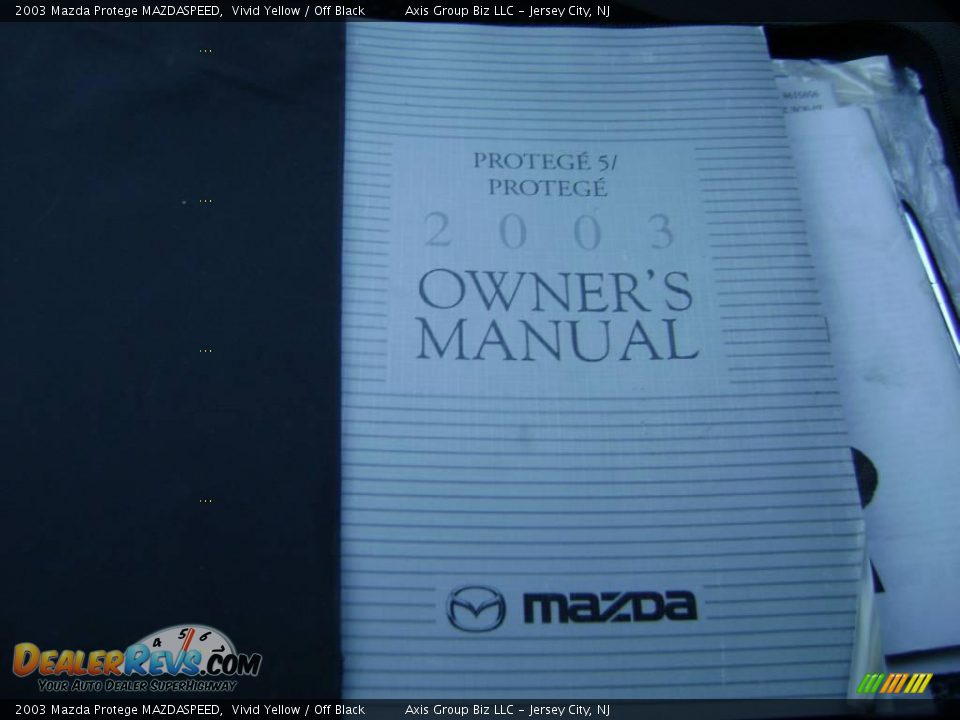 2003 Mazda Protege MAZDASPEED Vivid Yellow / Off Black Photo #27