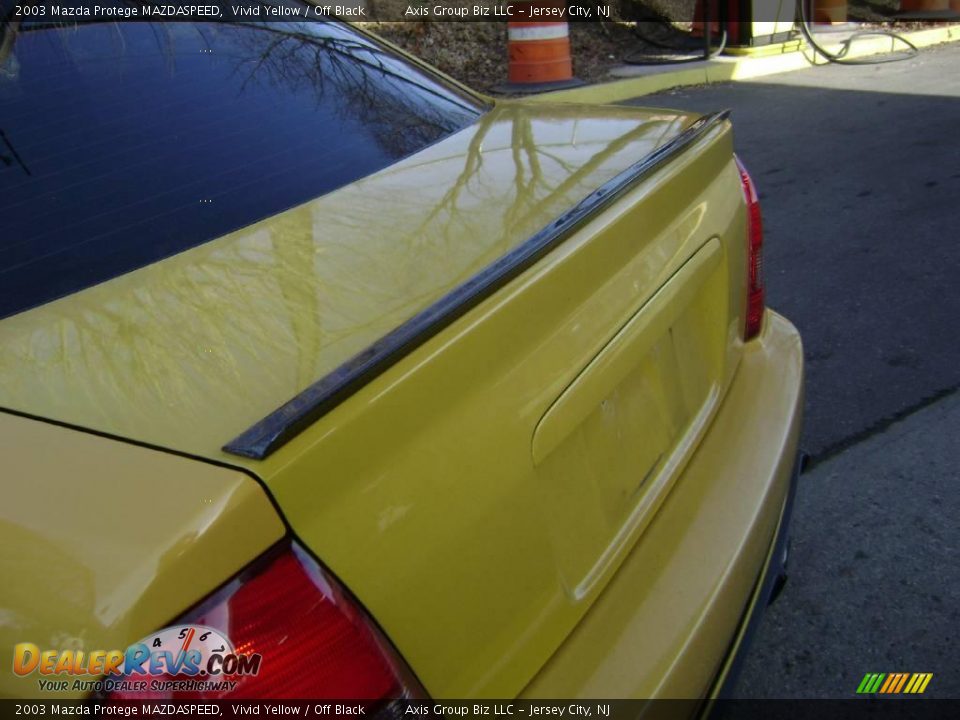 2003 Mazda Protege MAZDASPEED Vivid Yellow / Off Black Photo #30