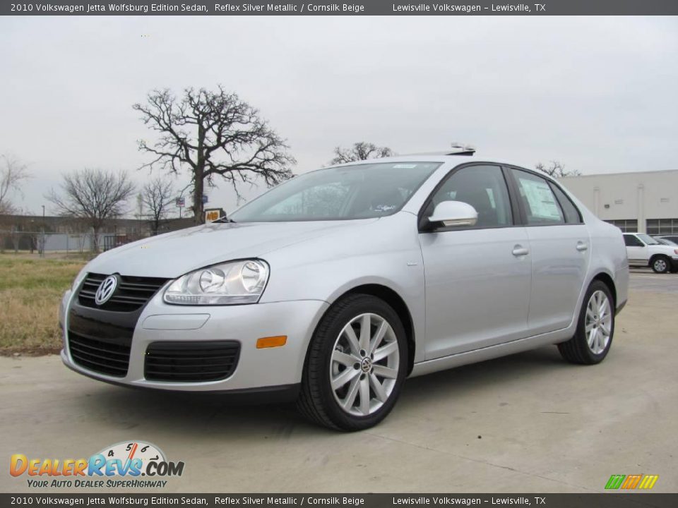 2010 Volkswagen Jetta Wolfsburg Edition Sedan Reflex Silver Metallic / Cornsilk Beige Photo #1