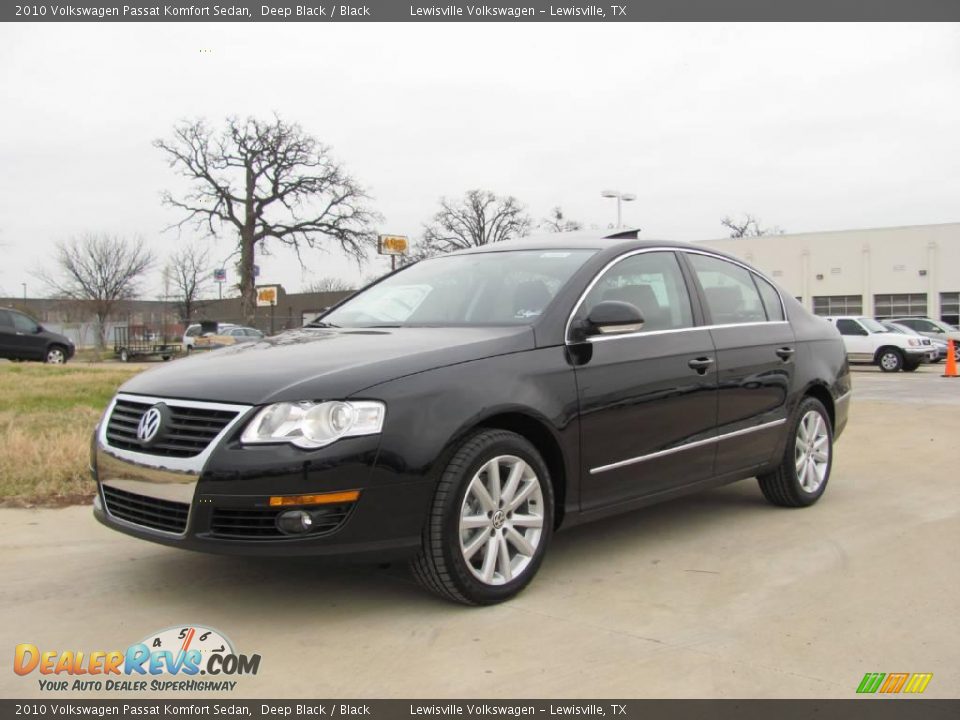 2010 Volkswagen Passat Komfort Sedan Deep Black / Black Photo #1