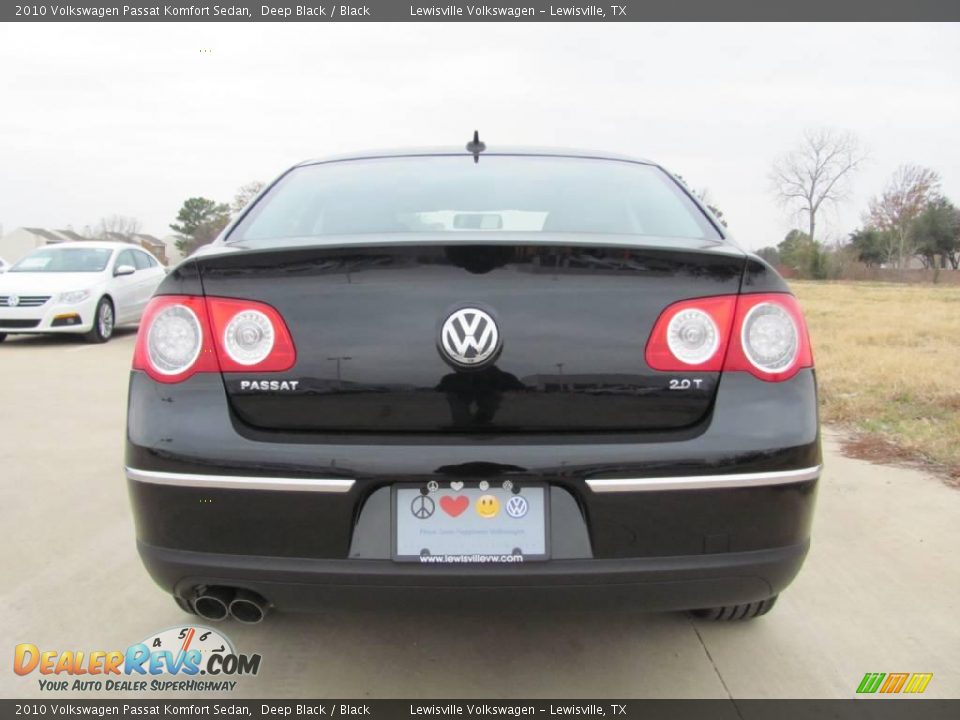 2010 Volkswagen Passat Komfort Sedan Deep Black / Black Photo #2